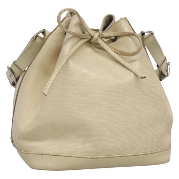 LOUIS VUITTON Epi Petit Noe Shoulder Bag White Yvoire M4084J LV Auth 132439 - Picture 1 of 16